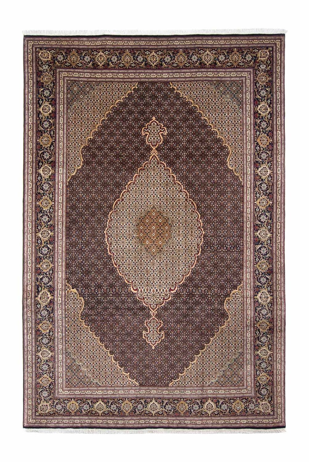 Perzisch tapijt - Tabriz - 300 x 195 cm - bruin