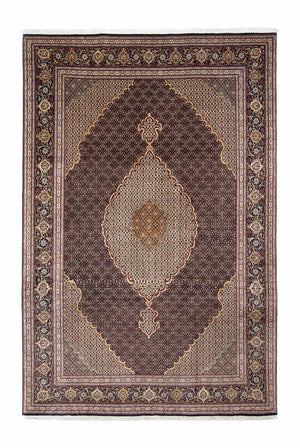 Perzisch tapijt - Tabriz - 300 x 195 cm - bruin