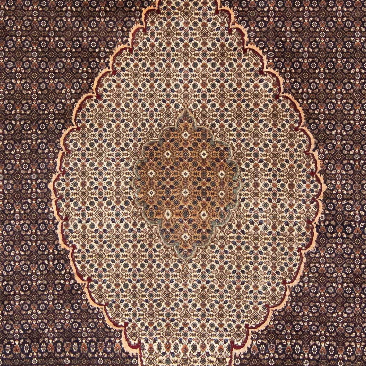 Perzisch tapijt - Tabriz - 300 x 195 cm - bruin