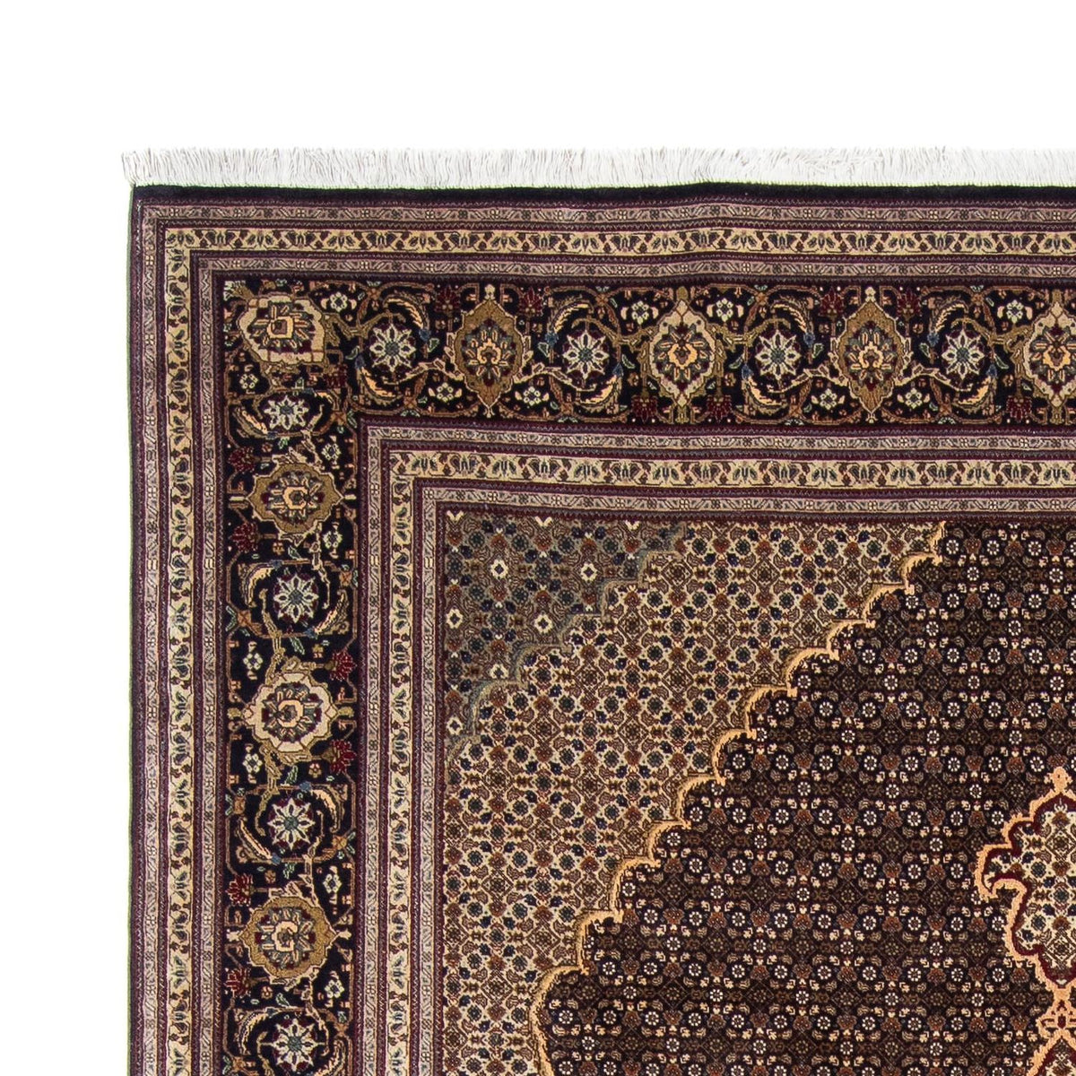 Perzisch tapijt - Tabriz - 300 x 195 cm - bruin