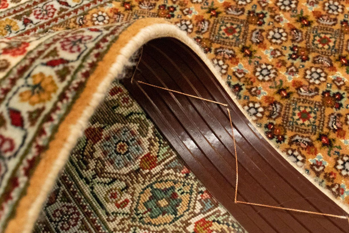 Perzisch tapijt - Tabriz - Royal - 134 x 75 cm - lichtbruin