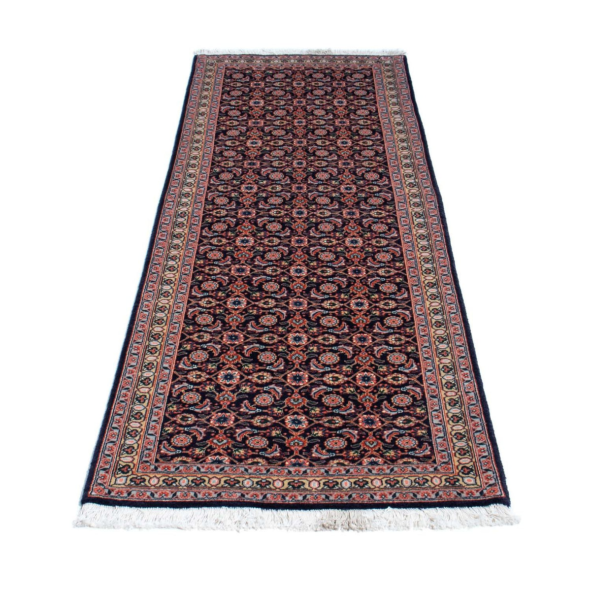 Loper Perzisch tapijt - Tabriz - 204 x 75 cm - veelkleurig