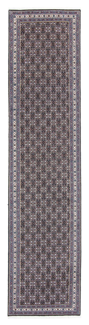 Loper Perzisch tapijt - Tabriz - 348 x 71 cm - grijs
