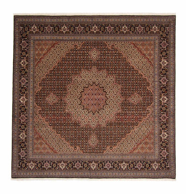 Perzisch tapijt - Tabriz - Royal - 256 x 248 cm - bruin