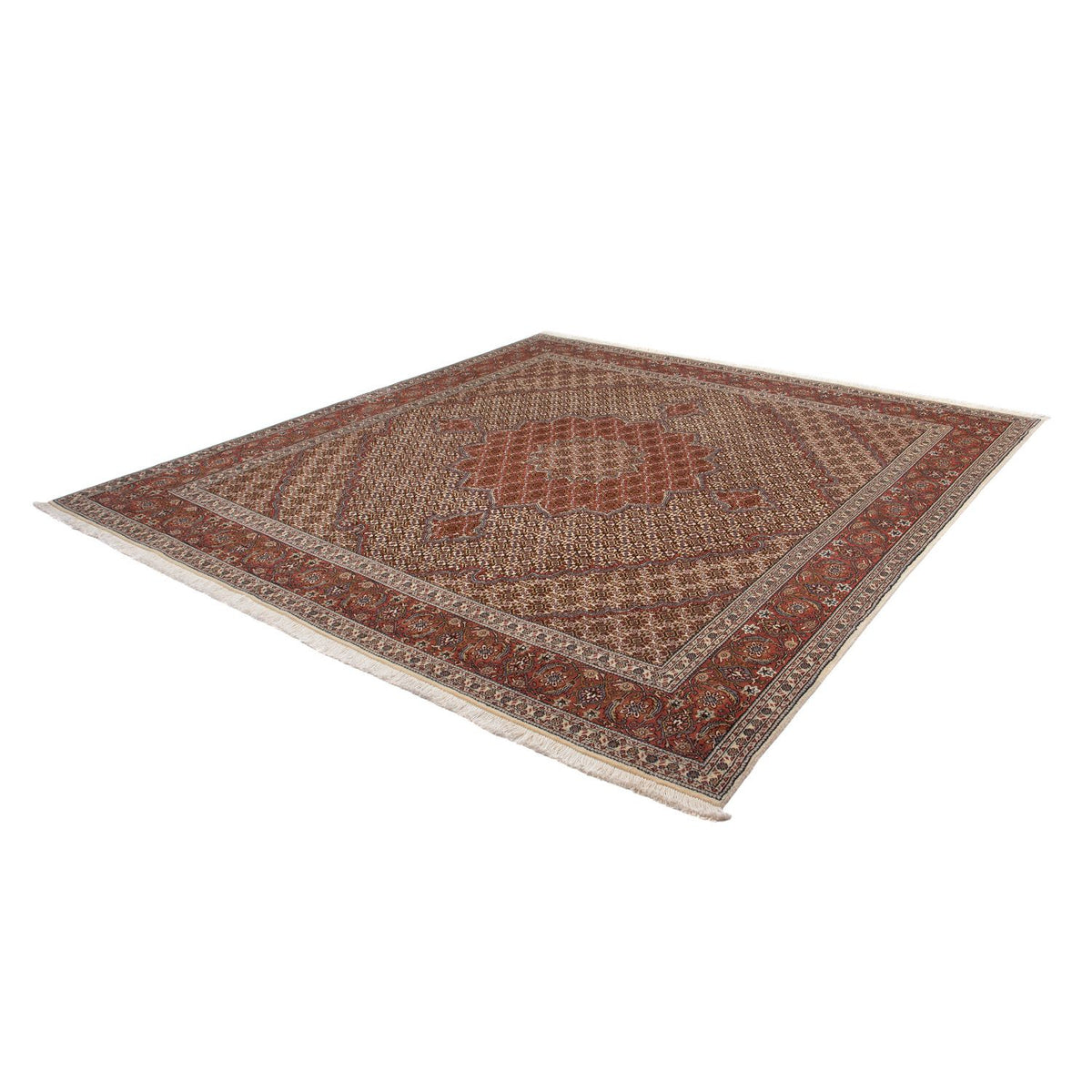 Perzisch tapijt - Tabriz - Royal - 256 x 248 cm - bruin