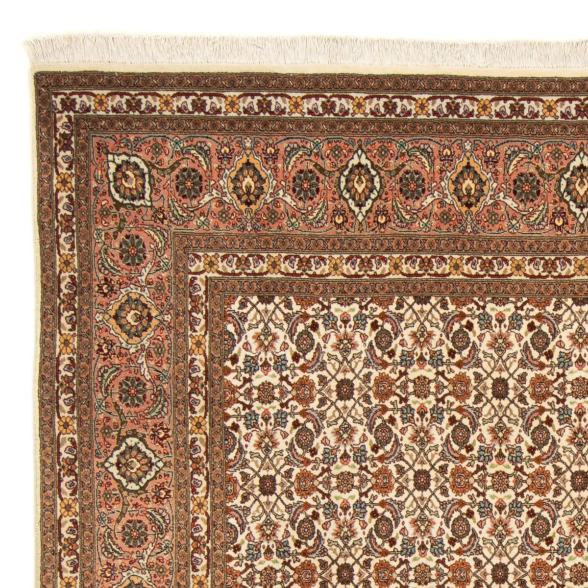 Perzisch tapijt - Tabriz vierkant  - 215 x 202 cm - lichtbruin
