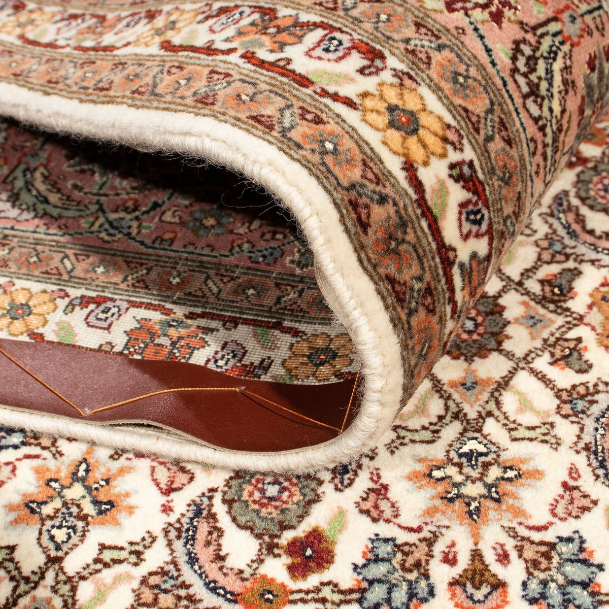 Perzisch tapijt - Tabriz vierkant  - 215 x 202 cm - lichtbruin