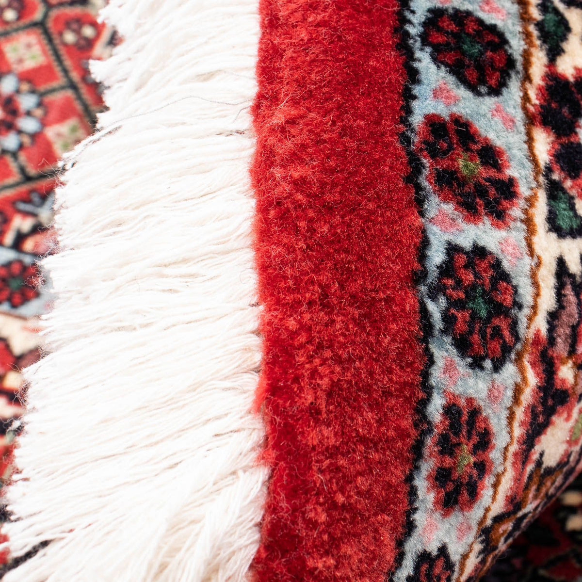 Perzisch tapijt - Bijar rond  - 160 x 160 cm - donkerrood