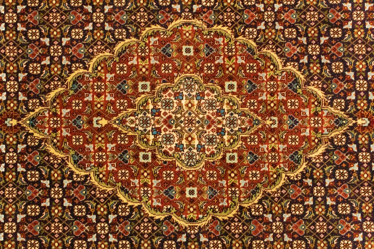 Perzisch tapijt - Tabriz - 152 x 100 cm - donkerrood
