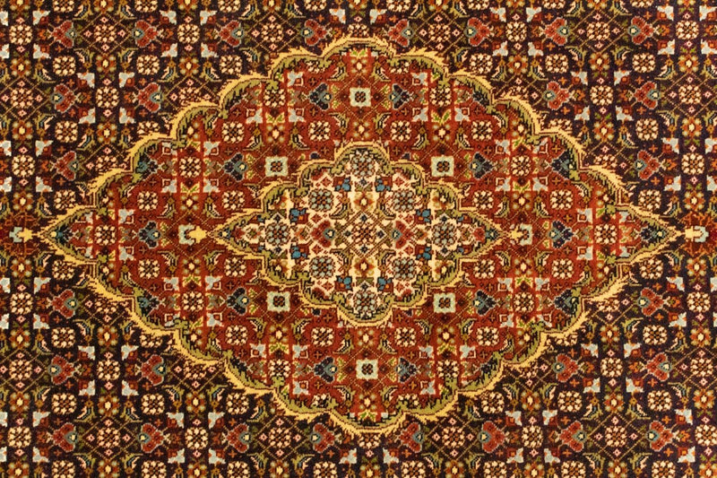 Perzisch tapijt - Tabriz - 152 x 100 cm - donkerrood