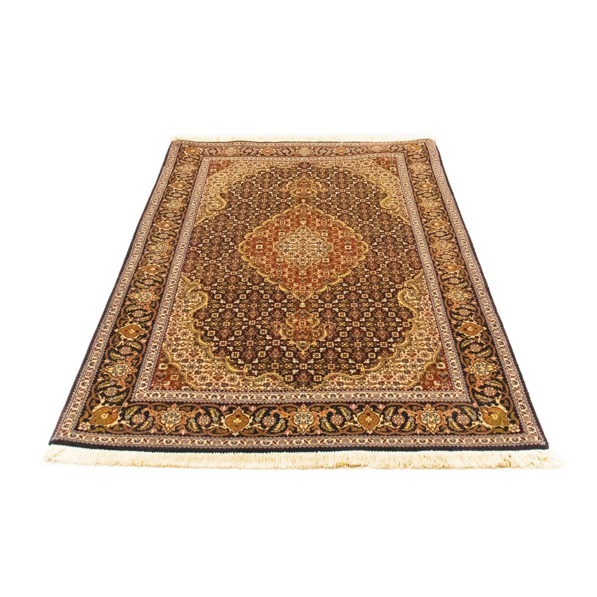 Perzisch tapijt - Tabriz - 152 x 100 cm - donkerrood