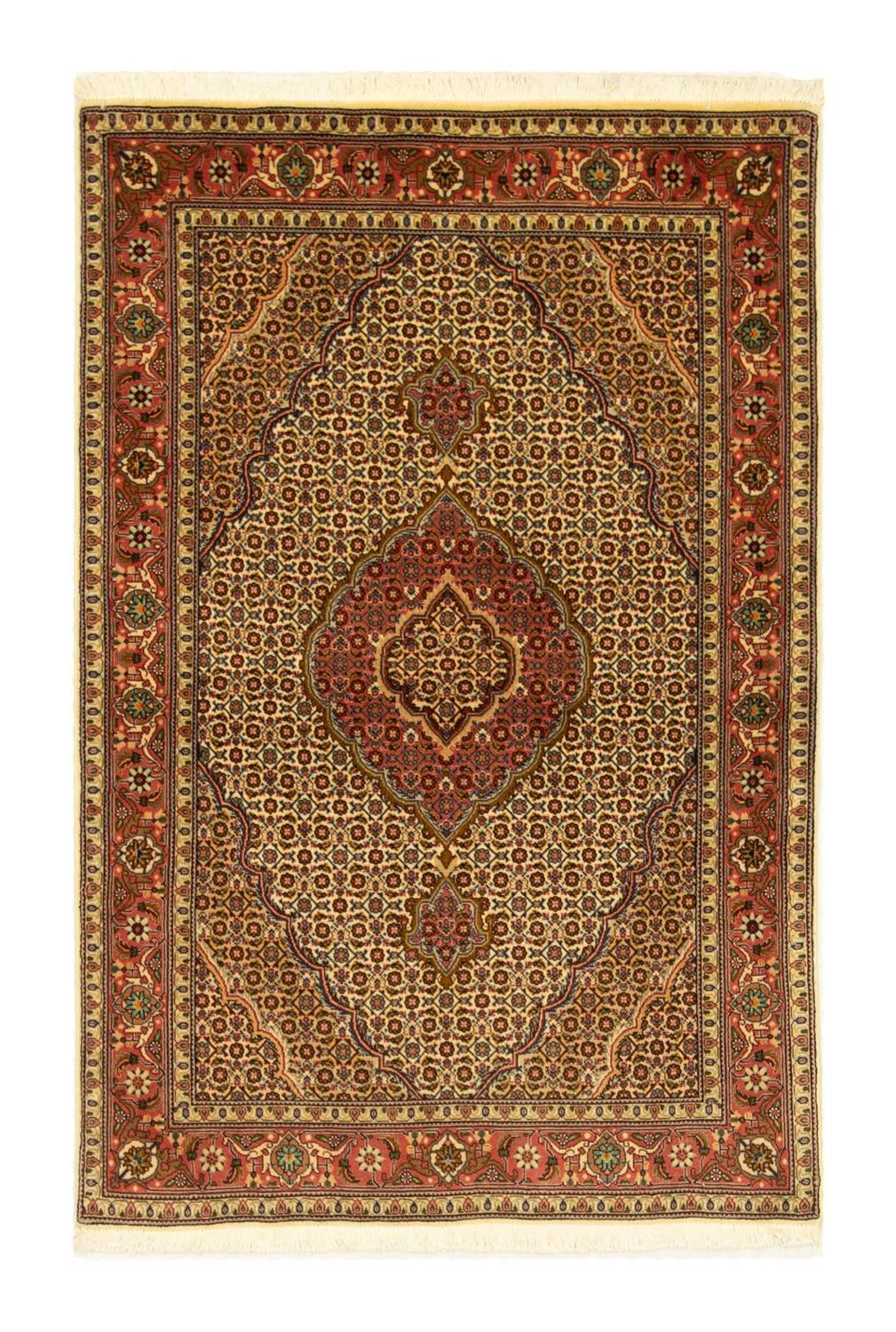 Perzisch tapijt - Tabriz - Royal - 150 x 102 cm - beige
