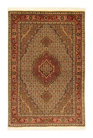 Perzisch tapijt - Tabriz - Royal - 150 x 102 cm - beige