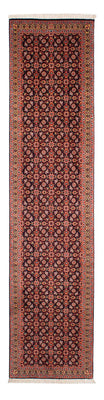 Loper Perzisch tapijt - Tabriz - 302 x 80 cm - bruin