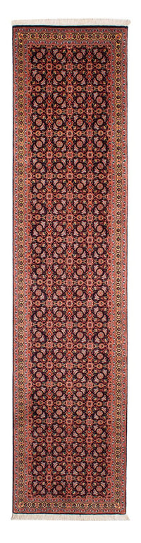 Loper Perzisch tapijt - Tabriz - 302 x 80 cm - bruin