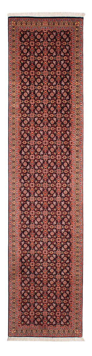 Loper Perzisch tapijt - Tabriz - 302 x 80 cm - bruin