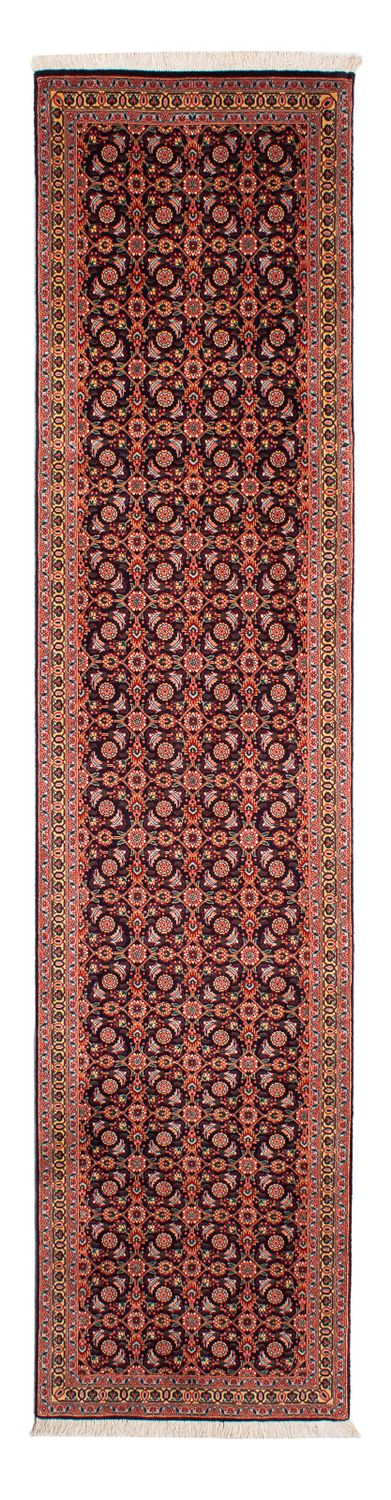 Loper Perzisch tapijt - Tabriz - 302 x 80 cm - bruin