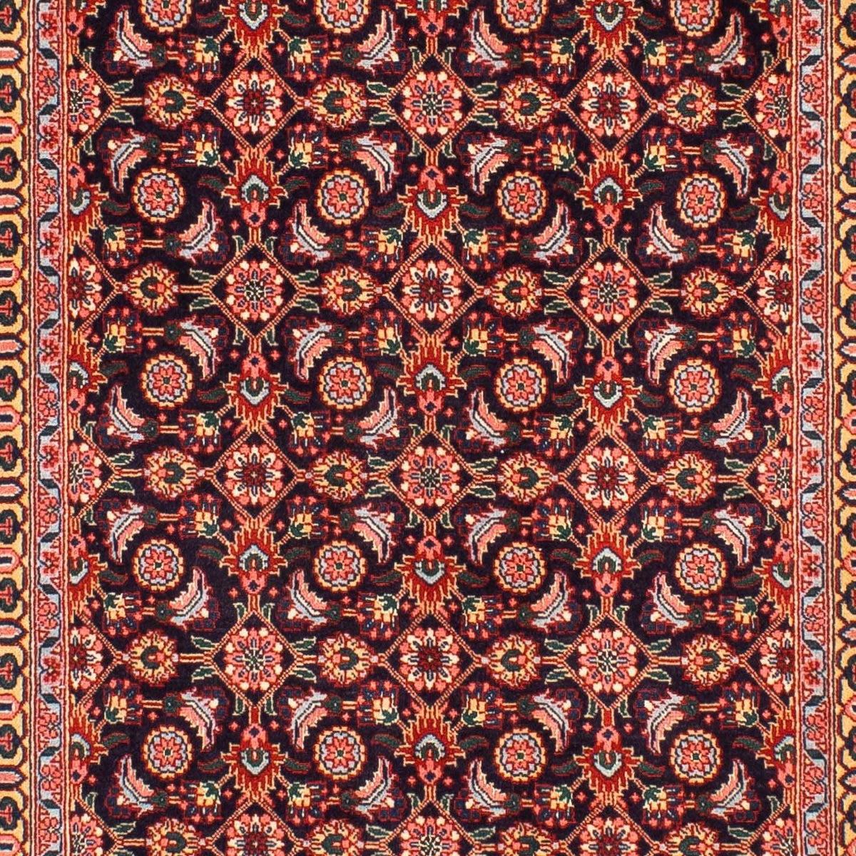 Loper Perzisch tapijt - Tabriz - 302 x 80 cm - bruin