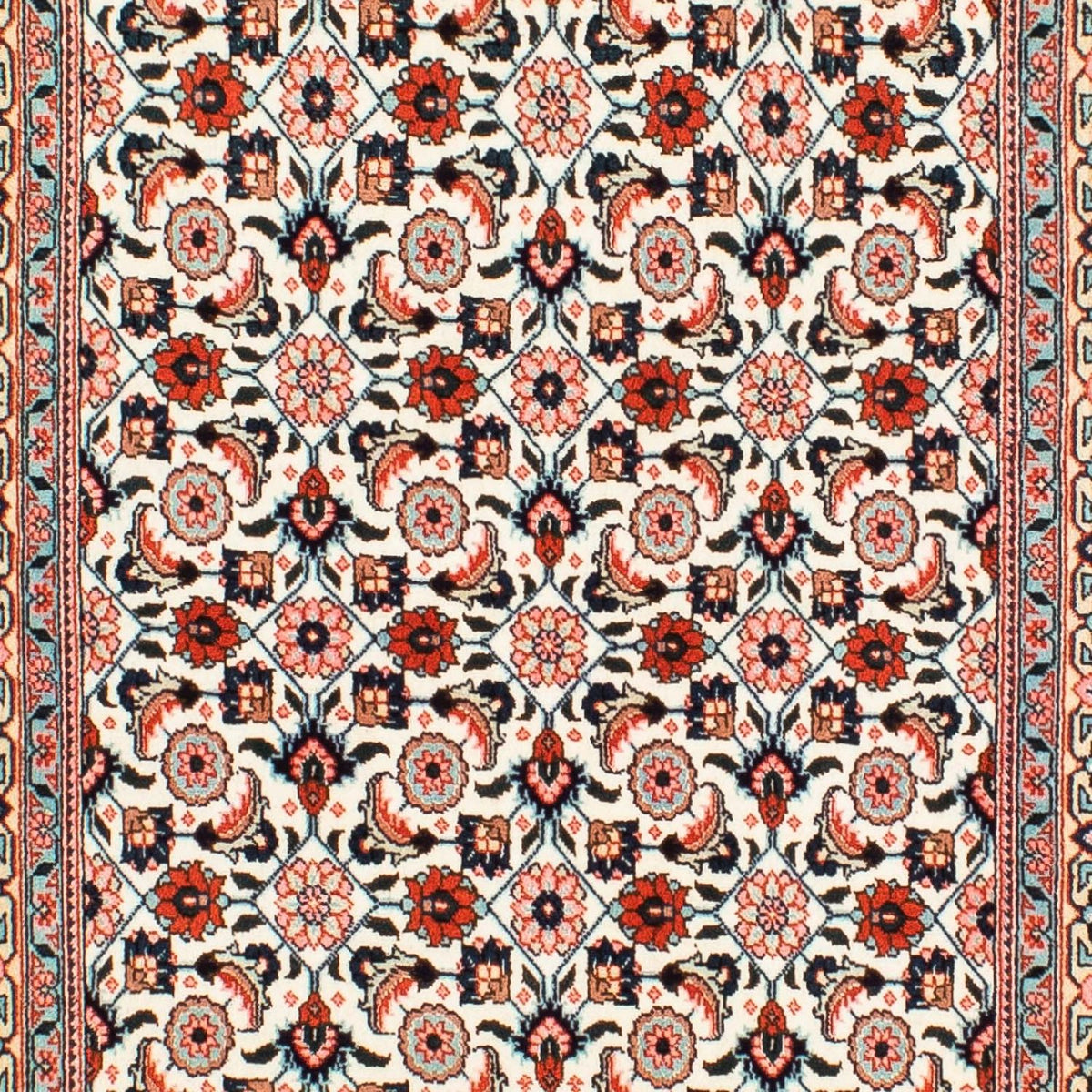 Loper Perzisch tapijt - Tabriz - 300 x 76 cm - beige