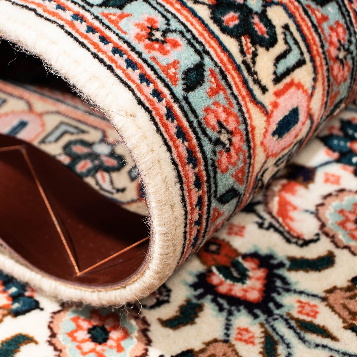 Loper Perzisch tapijt - Tabriz - 300 x 76 cm - beige