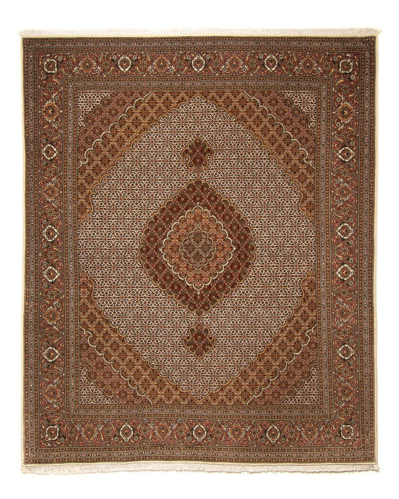Perzisch tapijt - Tabriz - 254 x 205 cm - bruin