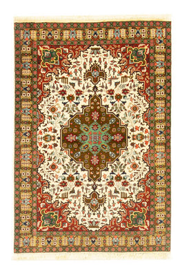 Perzisch tapijt - Tabriz - Royal - 150 x 104 cm - beige