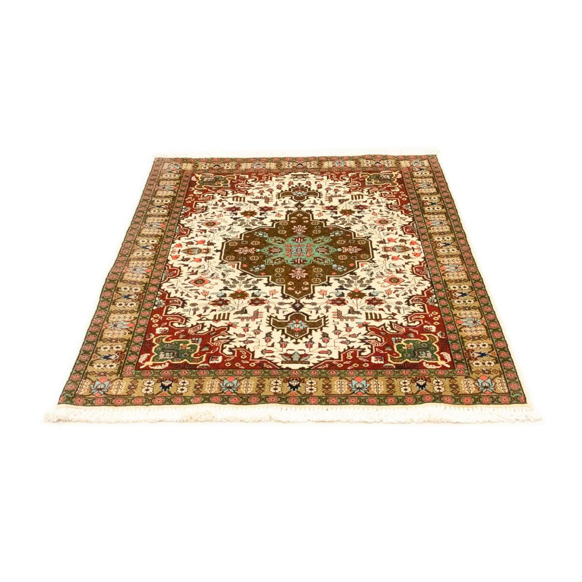 Perzisch tapijt - Tabriz - Royal - 150 x 104 cm - beige