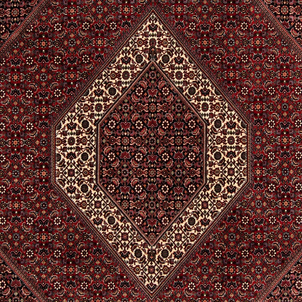 Perzisch tapijt - Bijar - 263 x 203 cm - donkerrood