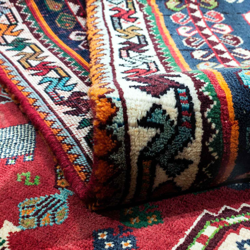 Perzisch Tapijt - Nomadisch - 258 x 175 cm - donkerrood