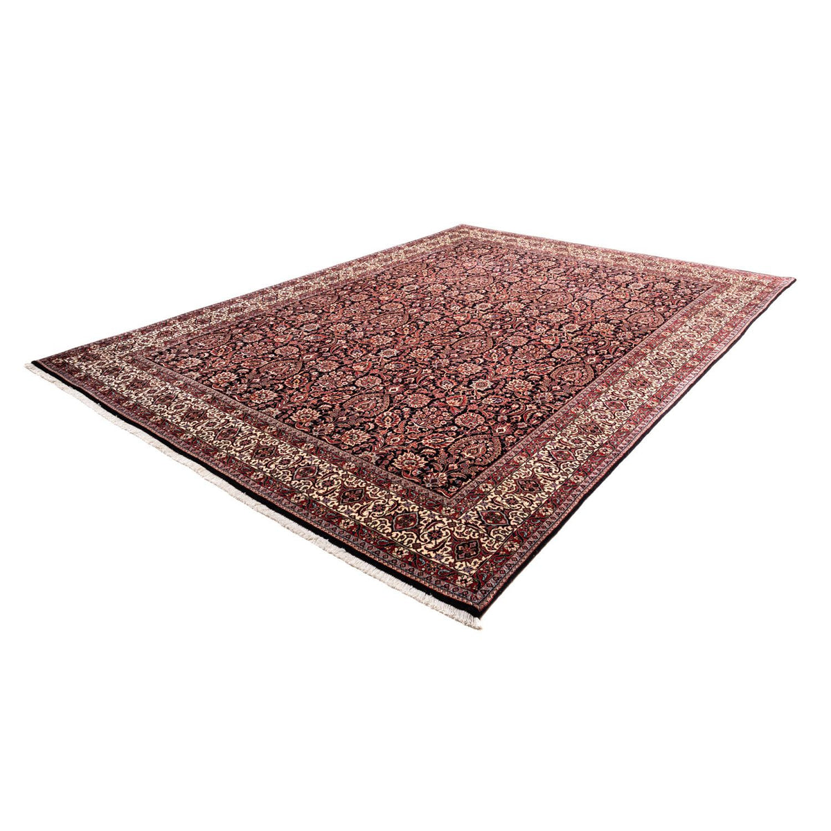 Perzisch tapijt - Bijar - Koninklijk - 342 x 250 cm - zwart