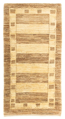 Gabbeh tapijt - Perzisch - 137 x 72 cm - beige