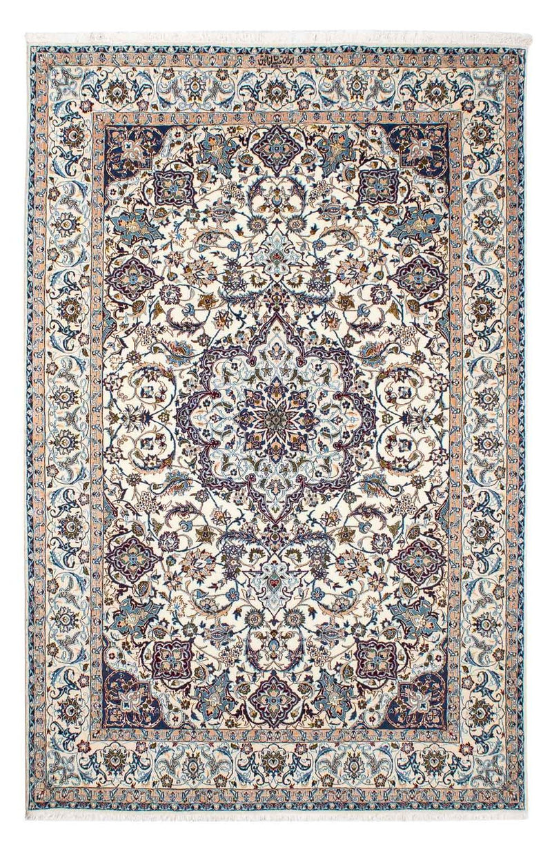 Perzisch tapijt - Nain - Premium - 190 x 128 cm - beige