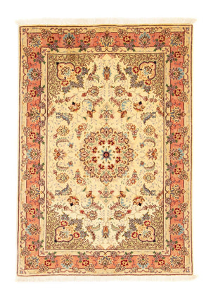 Perzisch tapijt - Tabriz - Royal - 148 x 102 cm - beige