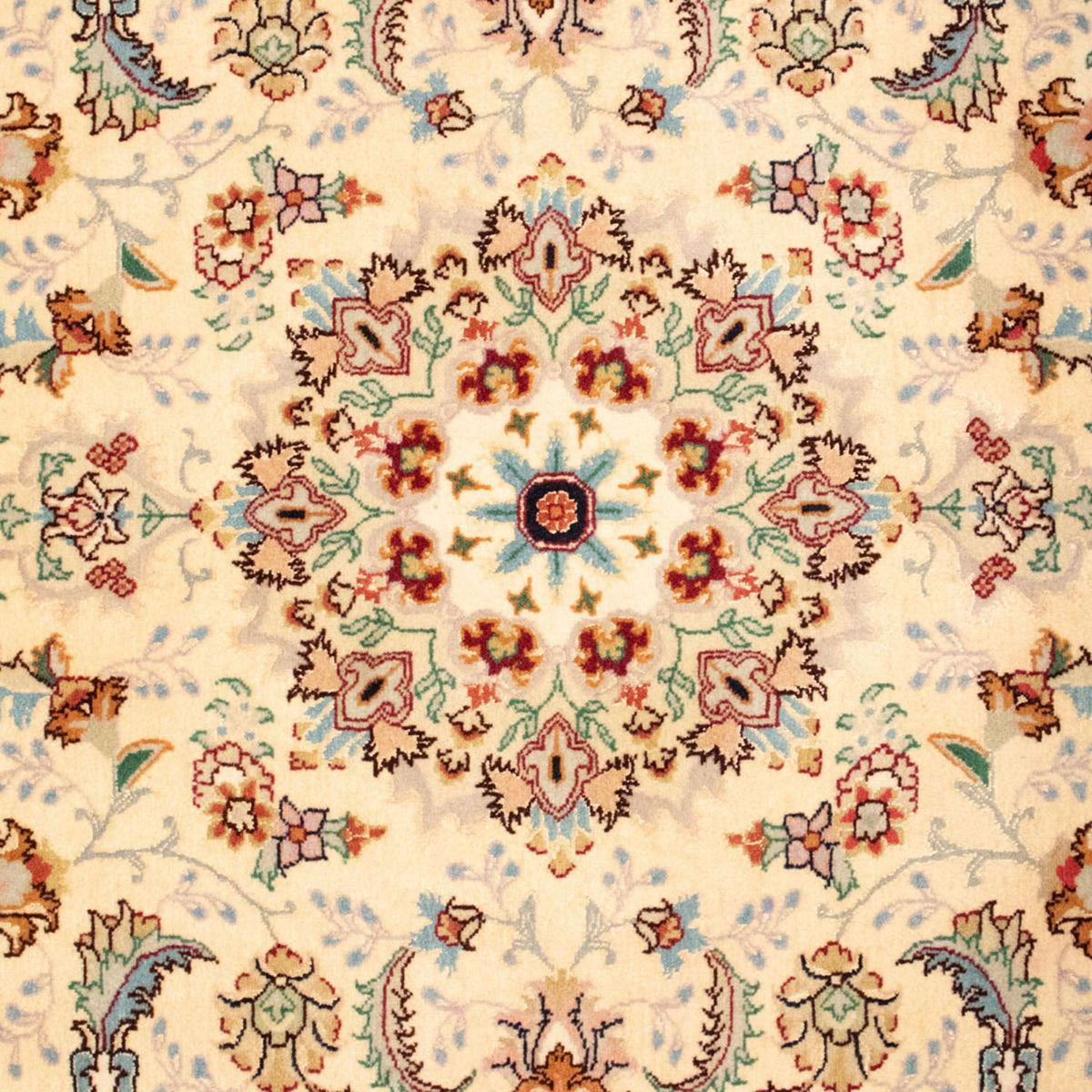 Perzisch tapijt - Tabriz - Royal - 148 x 102 cm - beige