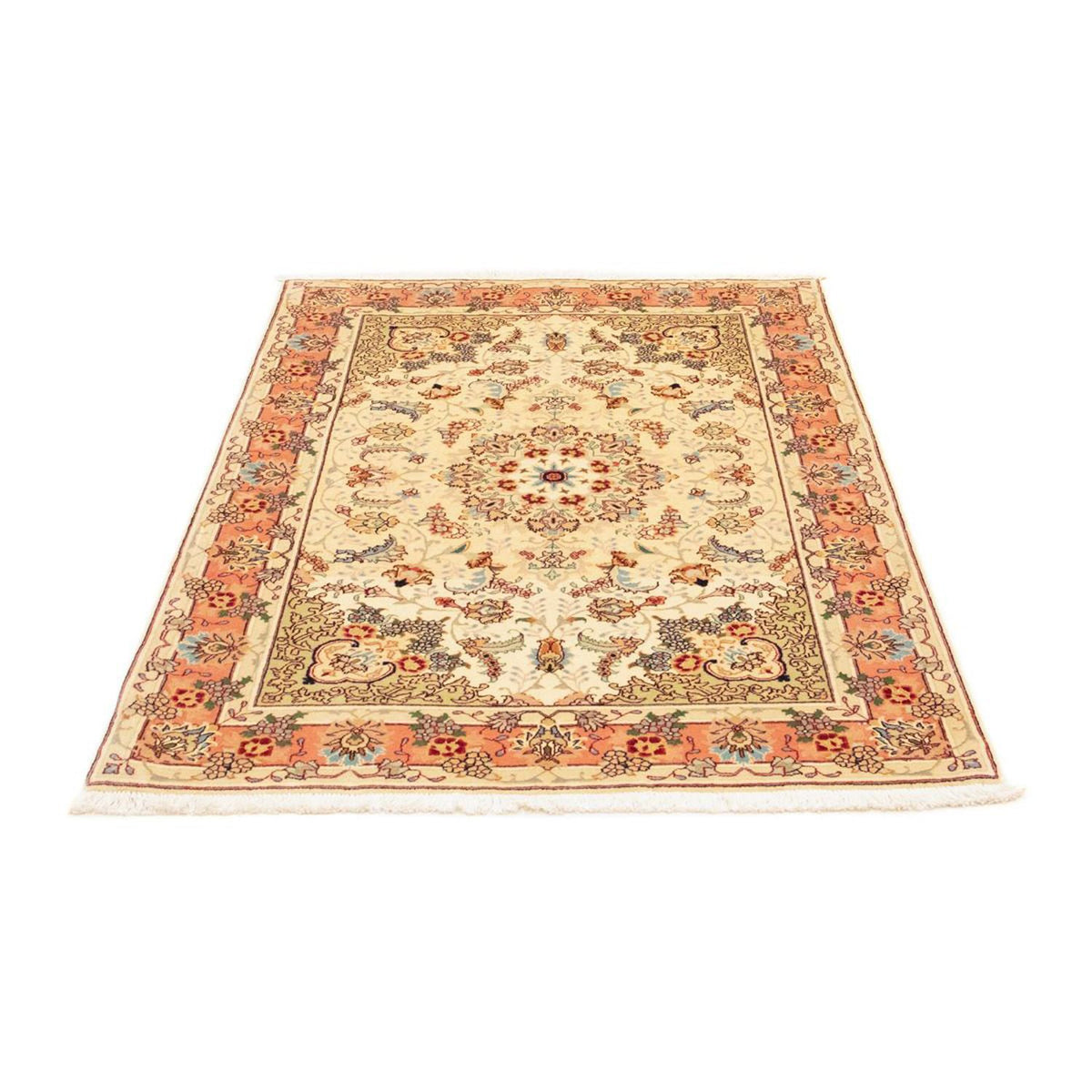 Perzisch tapijt - Tabriz - Royal - 148 x 102 cm - beige