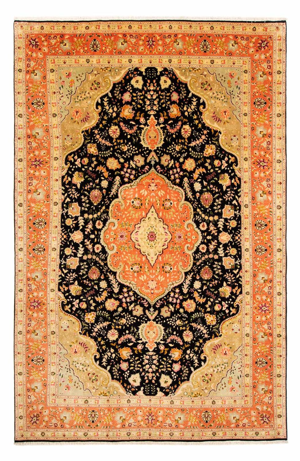Perzisch tapijt - Tabriz - Royal - 302 x 197 cm - lichtbruin