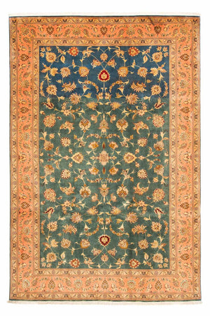 Perzisch tapijt - Tabriz - Royal - 305 x 200 cm - lichtgroen