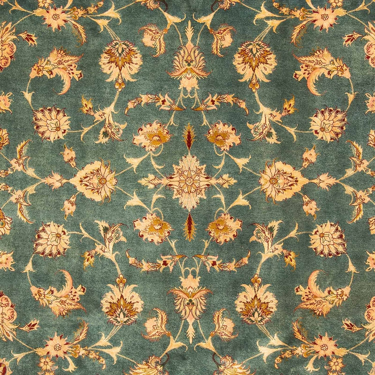 Perzisch tapijt - Tabriz - Royal - 305 x 200 cm - lichtgroen