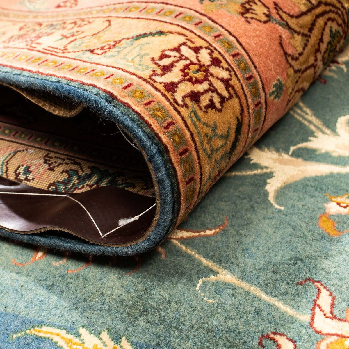 Perzisch tapijt - Tabriz - Royal - 305 x 200 cm - lichtgroen