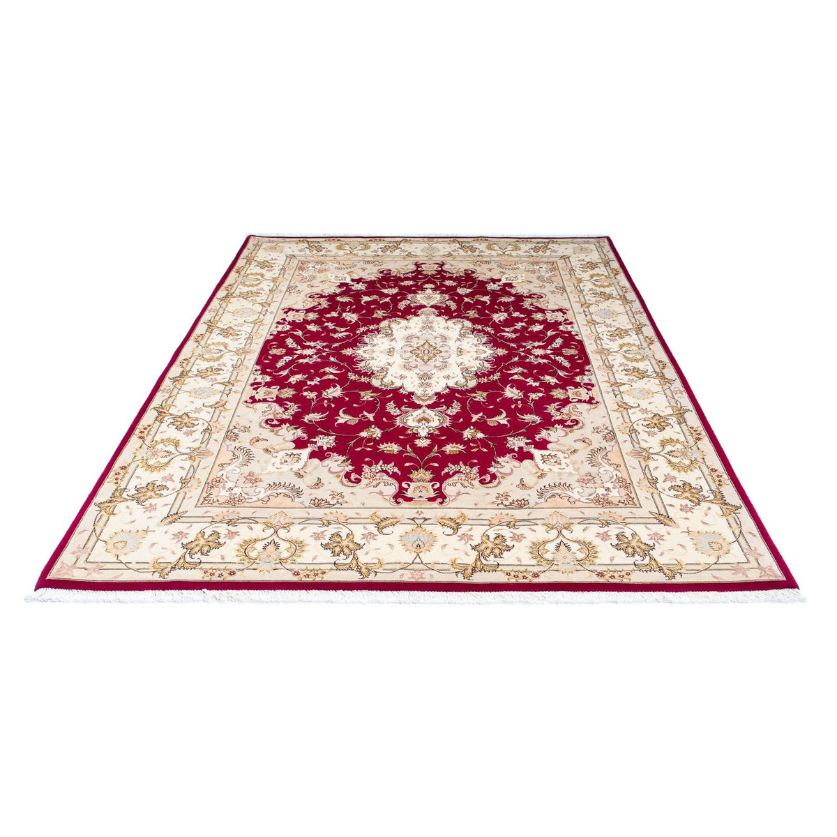 Perzisch tapijt - Tabriz - Royal - 247 x 171 cm - rood