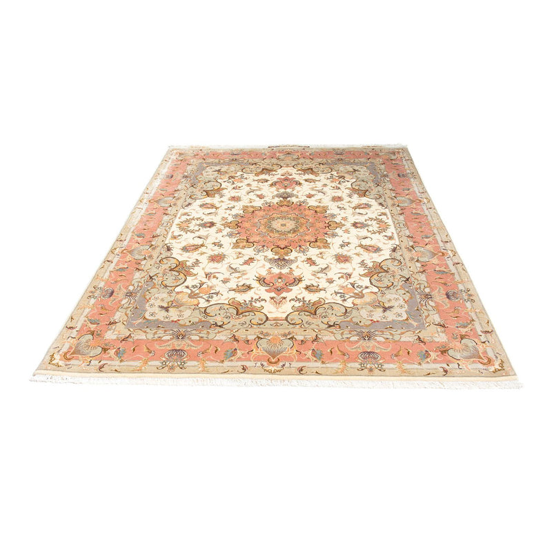 Perzisch tapijt - Tabriz - Royal - 206 x 152 cm - beige