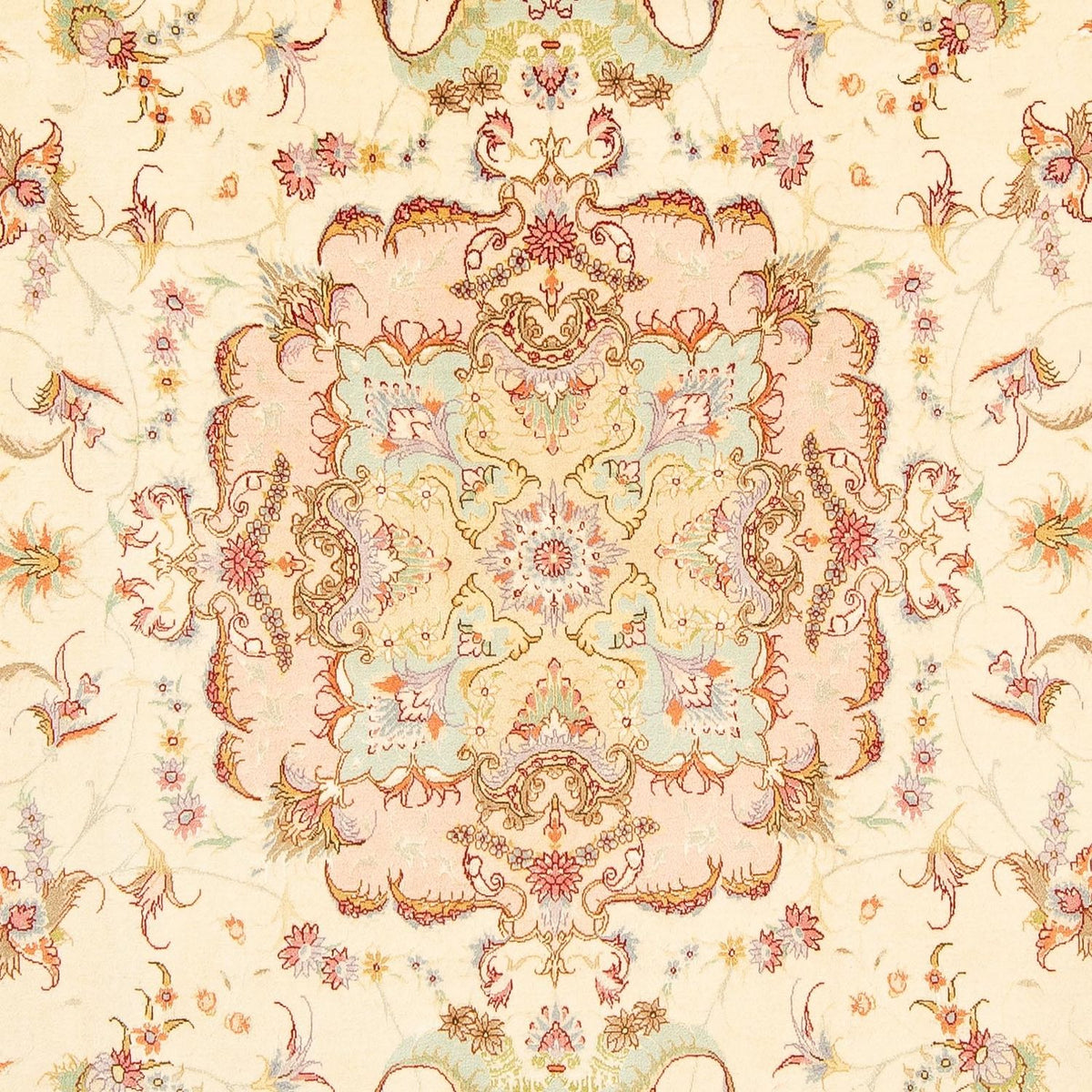 Perzisch tapijt - Tabriz - Royal - 288 x 198 cm - beige