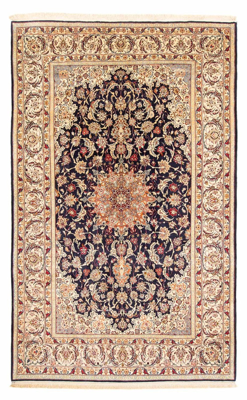 Perzisch tapijt - Isfahan - Premium - 327 x 202 cm - donkerblauw