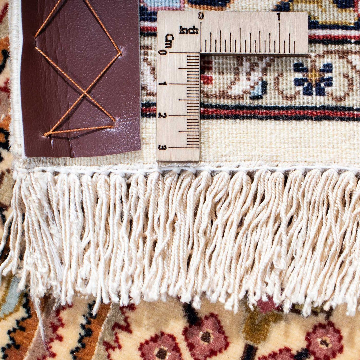 Perzisch tapijt - Ghom - 207 x 142 cm - beige