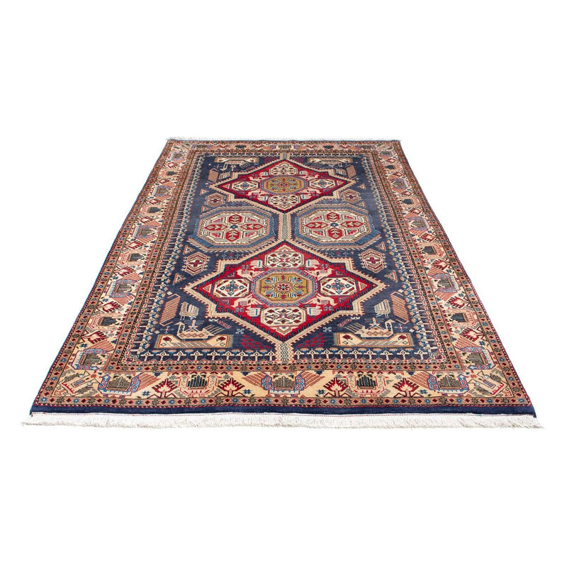 Gabbeh Tapijt - Kashkuli Perzisch - 230 x 148 cm - donkerblauw