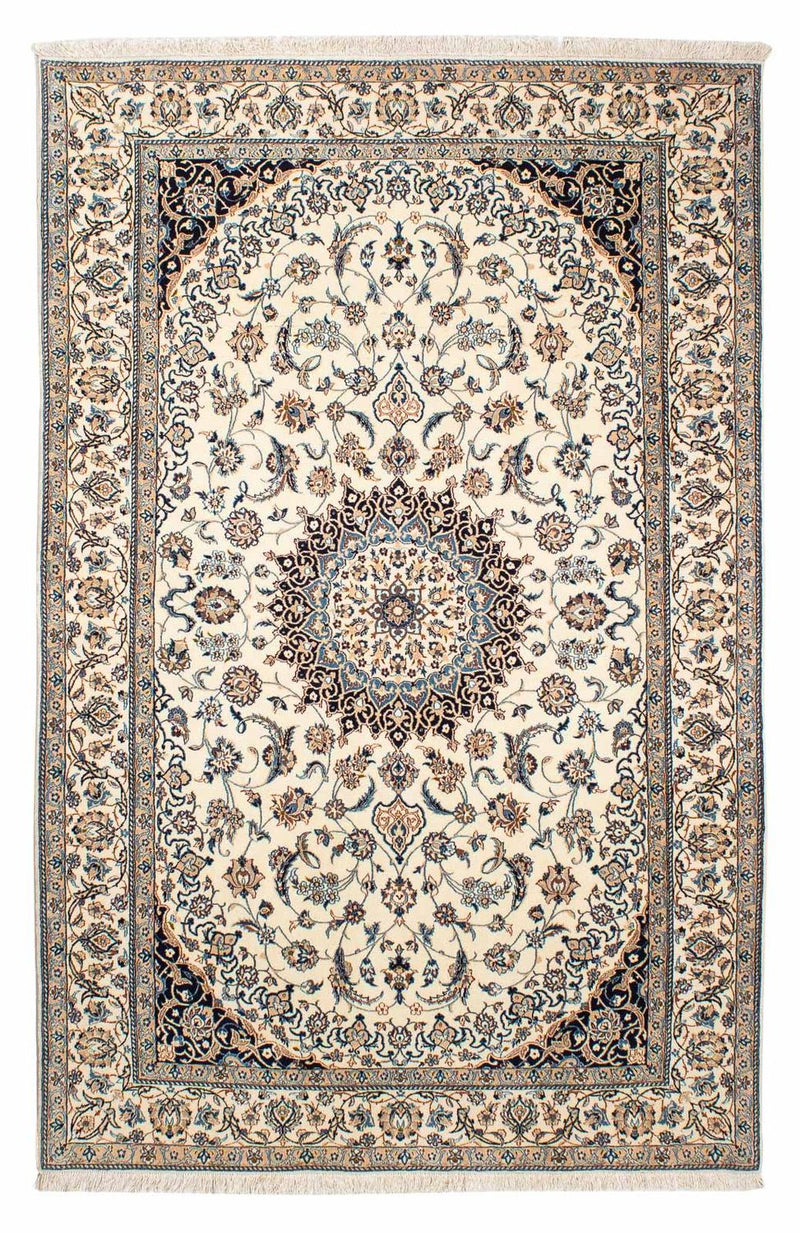 Perzisch tapijt - Nain - Premium - 198 x 130 cm - beige