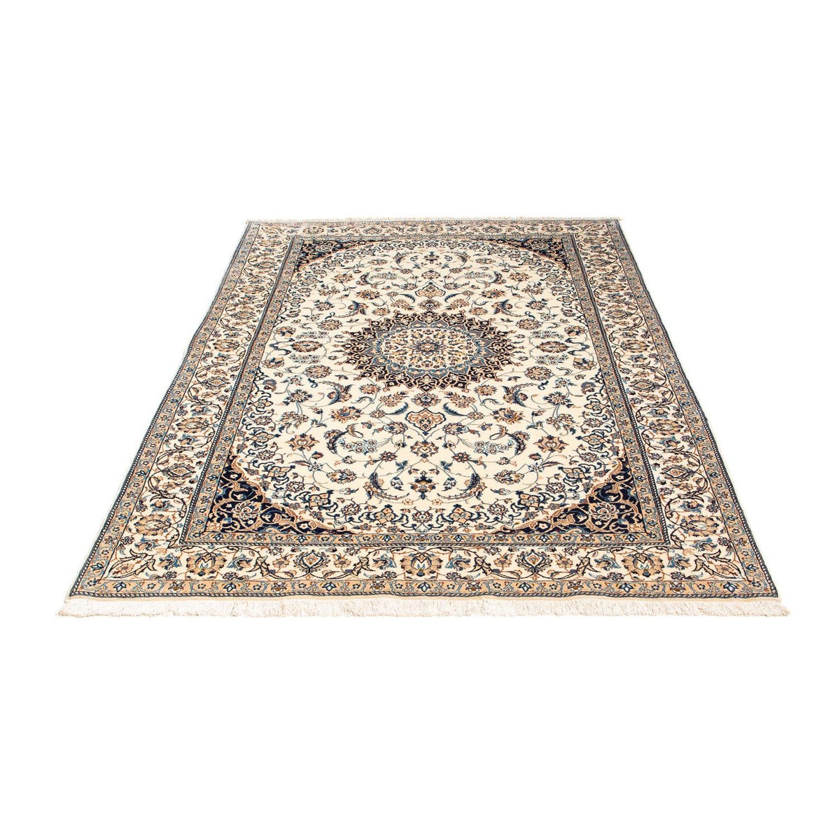 Perzisch tapijt - Nain - Premium - 198 x 130 cm - beige