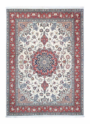 Perzisch tapijt - Tabriz - Royal - 210 x 150 cm - beige