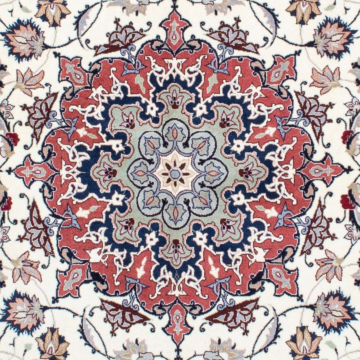 Perzisch tapijt - Tabriz - Royal - 210 x 150 cm - beige