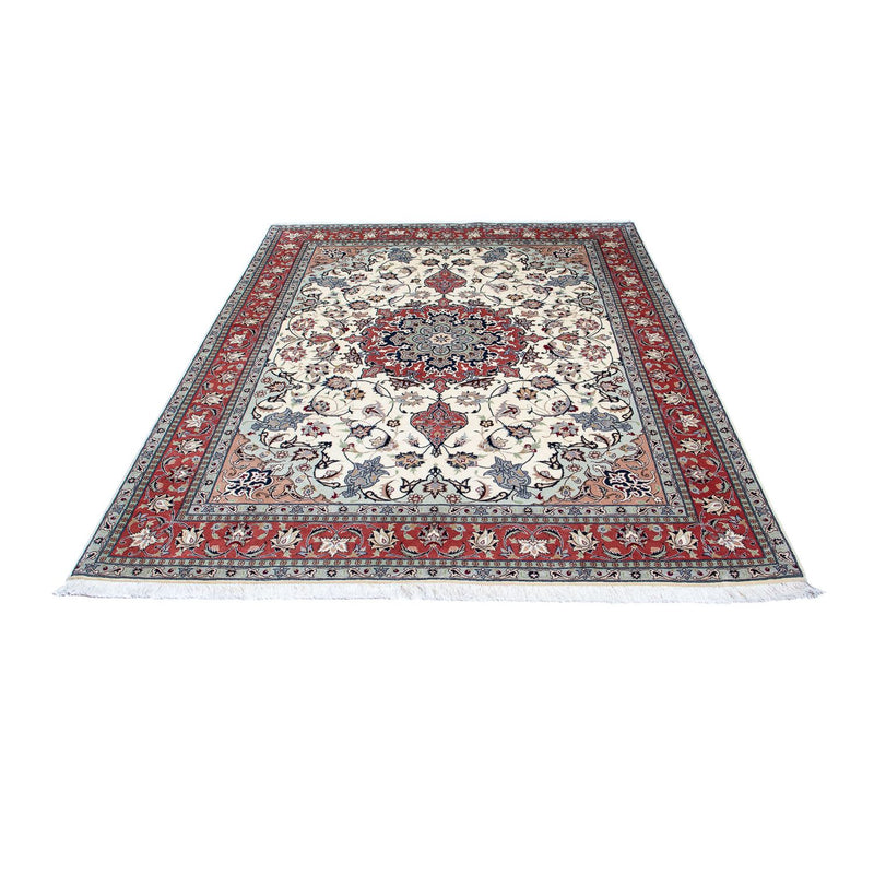 Perzisch tapijt - Tabriz - Royal - 210 x 150 cm - beige